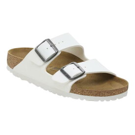 【BIRKENSTOCK ビルケンシュトック】 552681 ARIZONA アリゾナ BIRKOFLOR ビルコフローWHITE ホワイト 白 レギュラー幅 サンダル ダブルストラップ 二本ベルト クロッグシンプル ナチュラル カジュアル おしゃれ 履きやすい 歩きやすい ファッション ドイツ製