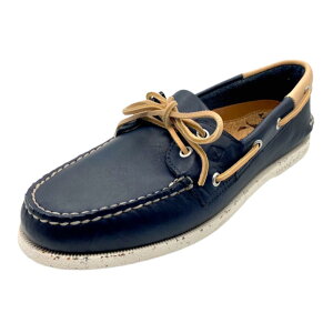 Sperry Top-Sider【スペリー トップサイダー】オーセンティックオリジナル ツーアイレザー W ネイビー NAVYボートシューズ デッキシューズ モカシンステッチ 履きやすい 滑りにくい 軽量メンズ