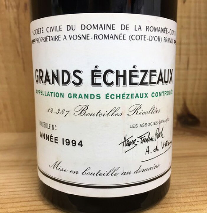 楽天市場】Grands Echézeaux Domaine de la Romanée-Conti 1994 