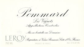 Pommard les Vignots Domaine Leroy 2011 / ポマール　レ　ヴィーニョ　ドメーヌ　ルロワ　2011