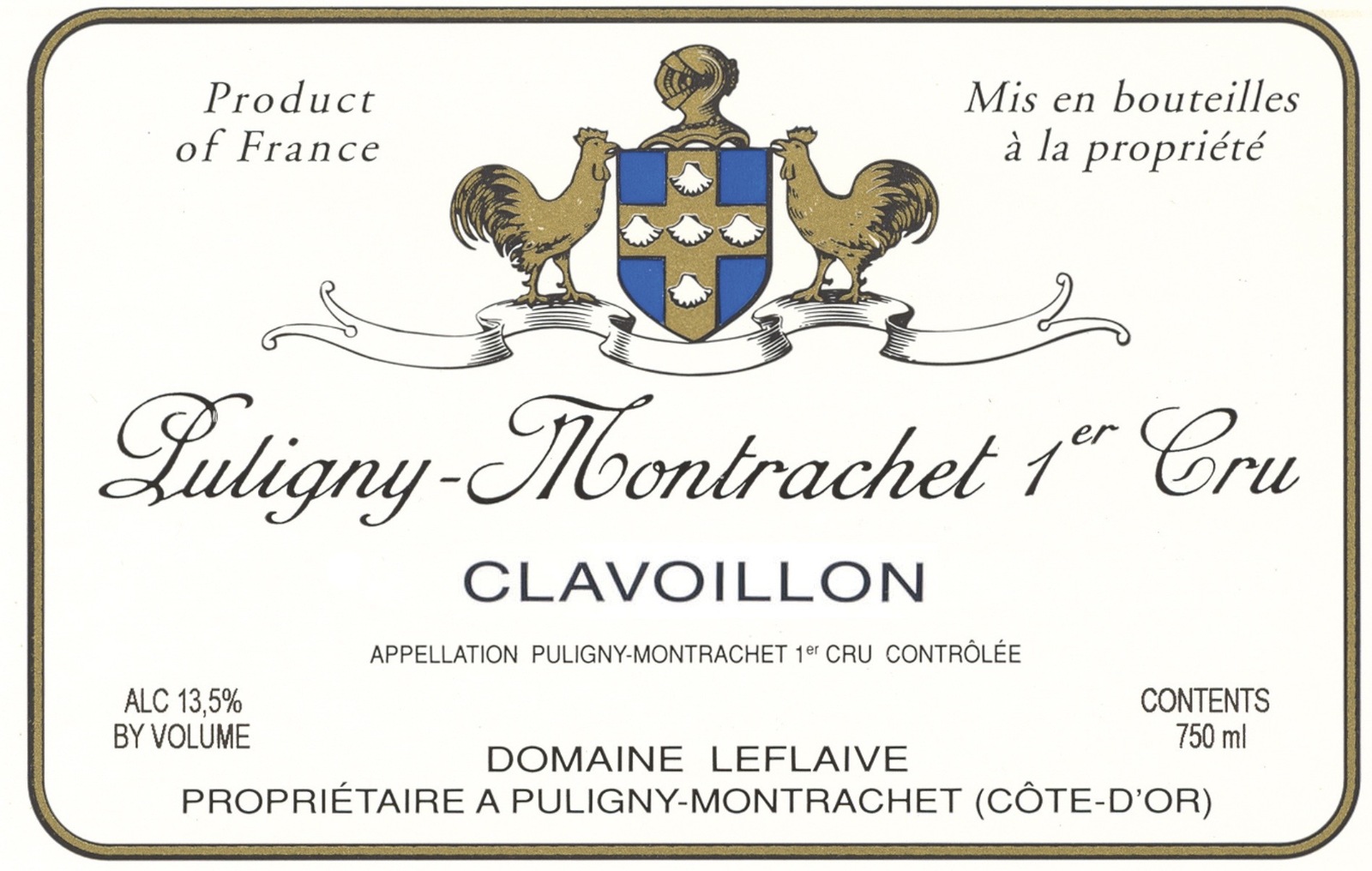 Puligny-Montrachet Clavoillon Leflaive 2007 x   ピュリニー　モンラッシェ　クラヴォワイヨン　ルフレーヴ　2007 x