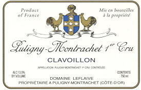 Puligny-Montrachet Clavoillon Leflaive 2012 x 6 / ピュリニー　モンラッシェ　クラヴォワイヨン　ルフレーヴ　2012 x 6