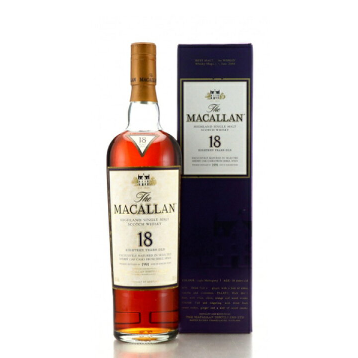 楽天市場】Macallan 1991 18 Year Old / マッカラン 1991 18年 : Fine 