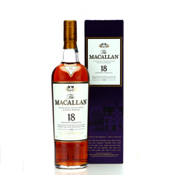 楽天市場】Macallan 1996 18 Year Old / マッカラン 1996 18年 : Fine 