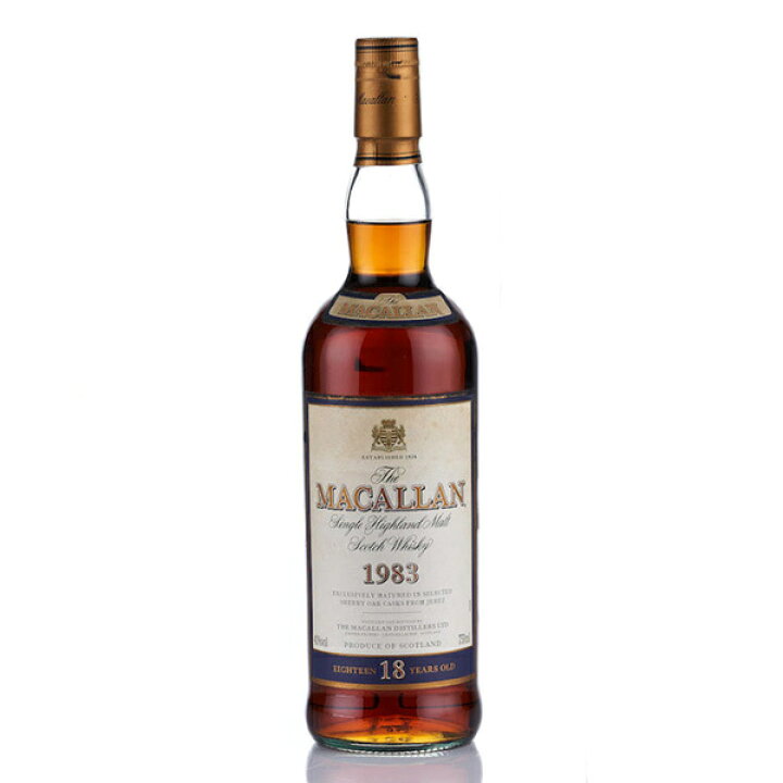 楽天市場】Macallan 1983 18 Year Old / マッカラン 1983 18年 : Fine 