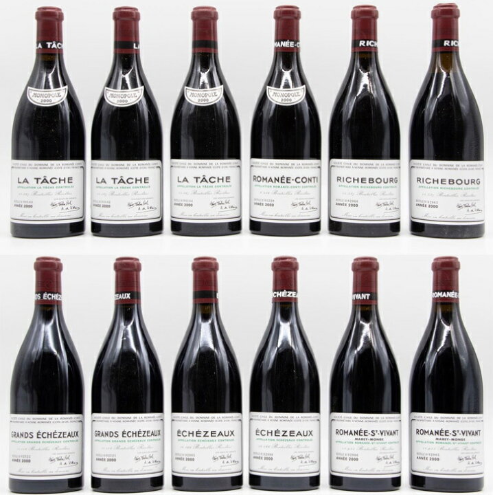 楽天市場】DRC ロマネコンティ 2000 アソートDRC Domaine de la 