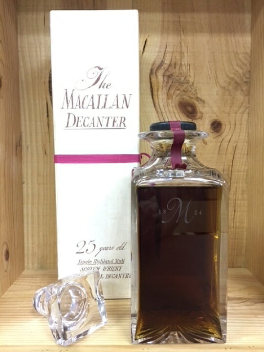 楽天市場】MACALLAN 1962 25 YEAR OLD CRYSTAL DECANTER / ザ  