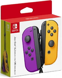 PO【新品】【任天堂純正品】Joy-Con(L) ネオンパープル/(R) ネオンオレンジ HAC-A-JAQAA 【送料無料】Nintendo Switch 4902370544077 ジョイコン スイッチ