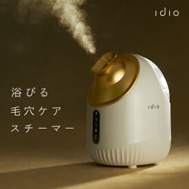 idio フェイススチーマー ミスト idio ナノミスト スチーマー 美顔器 クレンジング スキンケア 保湿 フェイス フェイシャルスチーマー 美容 美容家電 フェイスケア 顔 温冷 浸透 乾燥 毛穴 引き締め 汚れ 毛穴ケア マルチモード 20代 30代 40代 50代