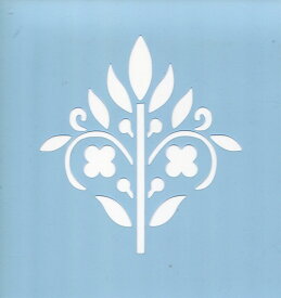 ファインホームのステンシルシート　花と実と葉Mサイズ　fh-327m