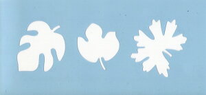 ファインホームのステンシルシート リーフ3 Sサイズ fh-332s