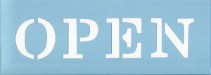 ファインホームのステンシルシート オープン1Lサイズ fh-836L