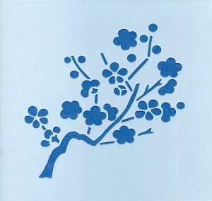 ファインホームのステンシルシート 梅Sサイズ fh-608s