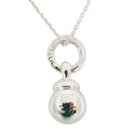 【中古】TIFFANY/ティファニー 925 ボールダングル ペンダント/ネックレス/j38-2