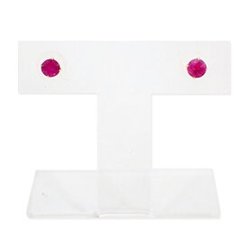 【中古】K18 ルビー ピアス/j71-5