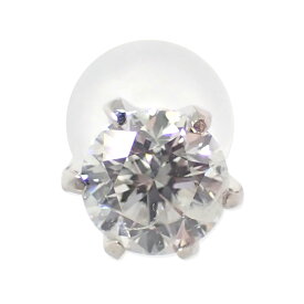 Pt900 ダイヤモンド ピアス 0.309ct G I1 FAIR　中央宝石研究所ソーティング付き/j96-7