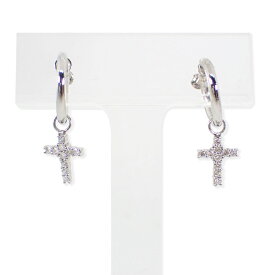 【中古】PT900 ダイヤモンド イヤリング/g526-22