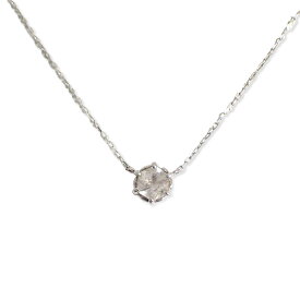 【中古】4℃ K10PG ダイヤモンド ペンダント/ネックレス/j73-37