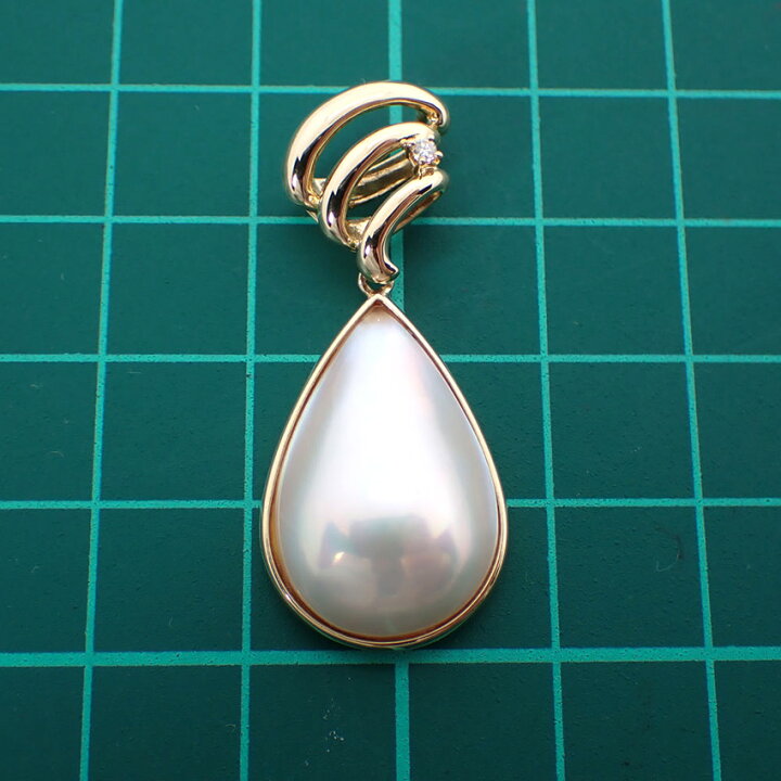 楽天市場】【中古】TASAKI/タサキ K18 マベパール ペンダントトップ 