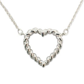 【中古】TIFFANY/ティファニー 925 ヴィンテージ ロープハート ネックレス/ペンダント/j32-56