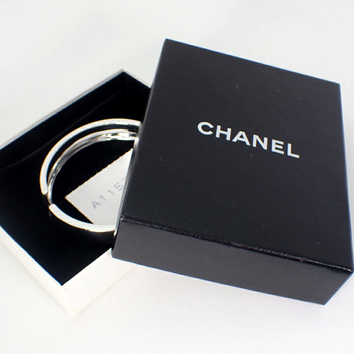 楽天市場】【中古】CHANEL/シャネル 925 ロゴ バングル[g363-71  