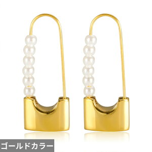 【送料無料】 ピアス ドロップ パール レディース パーソナリティ パンク 安全 ピン ペーパー クリップ 幾何学 ジュエリー ガール 新しい ファッション アクセサリー