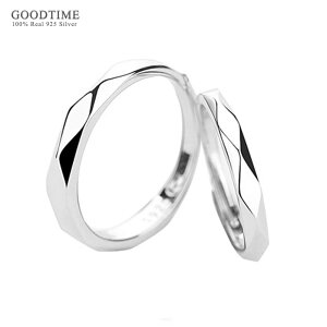 【送料無料】 指輪 リング 白 ホワイト 黒 ブラック シルバー ムース レディース ファッション 結婚式 ウェディング カップル 純正 925 スターリング 菱形 スムーズ ジュエリー アクセサリー