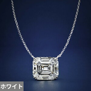 【送料無料】 ペンダント ネックレス ダイヤモンド シルバー ストーン リング レディース 100% 925 スターリング アッシャー カット サファイア ハイ カーボン ジェムストーン 結婚式 ウェディ