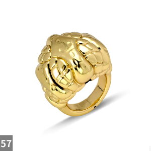 【送料無料】 指輪 リング アフリカ ゴールド コッパー カッパー レディース アフリカン 分厚い カラー 大 8K プレート ハンド ジュエリー ドバイ 結婚式 ウェディング パーティ 指 フィンガ