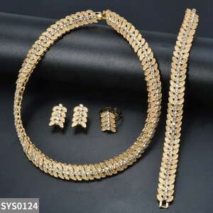 【送料無料】 ピアス 指輪 リング ブレスレット ネックレス ジルコニア ゴールド レディース 赤ちゃん ベイビー ボヘミア ジュエリー セット ロマンチック ジルコン カラー 婚約 パーティ 結