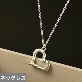 【クーポン利用で3710円】 ネックレス スイーツ ハート お菓子 LOVE レディース イレギュラー テクスチャ Love ガール ミニマリスト クラシック スイート エレガント ロマンチック 結婚式 ウェディング ジュエリー