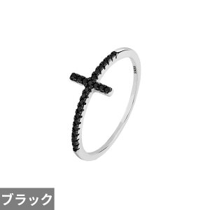 【送料無料】 指輪 リング ダイヤモンド 黒 ブラック シルバー クロス レディース 224 新しい クラシック フル カップル 1% スターリング 5 バレンタイン 日 ギフト ジュエリー