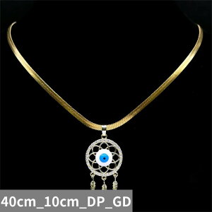 【送料無料】 ネックレス 動物 アニマル ステンレス 青 ブルー チェーン キャッチ ハート 羽根 鳥 レディース 七面鳥 ターキー バード 悪 エビル 目 アイズ ドリーム キャザー フェザー スチ