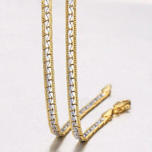 【送料無料】 ネックレス ゴールド シルバー スネーク チェーン レディース 女性 メンズ 男性 カシ 4 フィルド ミックス カラー 小さい ローロ カシュー 蛇 へび 個性的