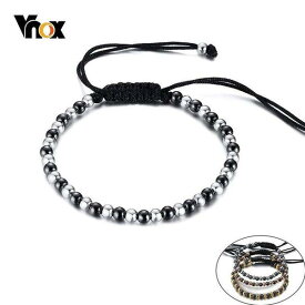 【送料無料】 ブレスレット バングル ブレスビーズ ロープ レース ブレス レディース メンズ 調整可能 ハンドメイド レースアップ ユニセックス ビーズ サイズ