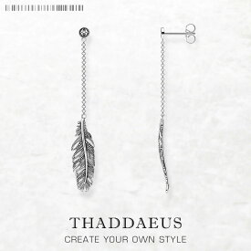 【送料無料】 ピアス シルバー ドロップ プラント リング ロング 羽根 レディース メンズ フェザー ヨーロッパ ファイン ジュエリー 夏 サマー ブランド 新しい ボヘミア ギフト スターリング