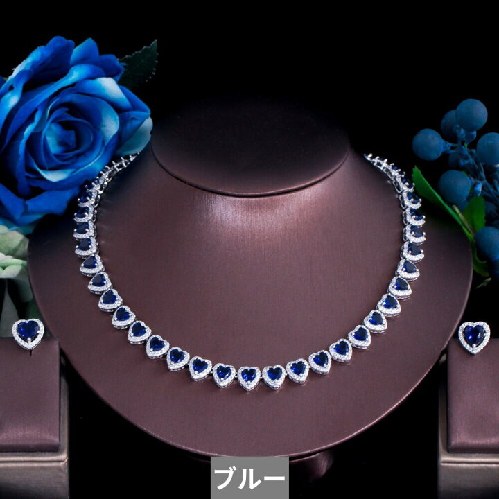 楽天市場】【送料無料】 ネックレス 緑 グリーン ハート LOVE 