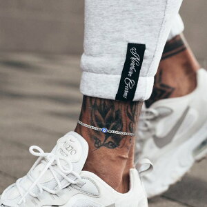 【クーポン利用で3110円】 アンクレット ブレスレット トルコ シチメンチョウ 青 ブルー ステンレス チェーン 眼 レディース メンズ 七面鳥 ターキー 悪 エビル 目 アイズ スチール フラット