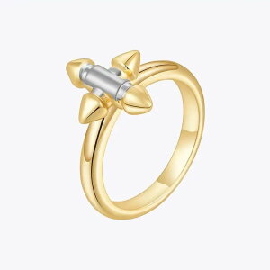 【送料無料】 指輪 リング ゴールド レディース 円錐 18K プレート ファッション ジュエリー エレガント カクテル ハイ ストリート