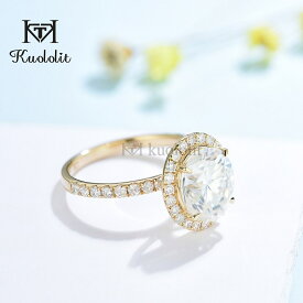 【クーポン利用で260480円】 指輪 リング ダイヤモンド 黄 イエロー ゴールド オバール レディース 女性 4.5CT モイサナイト 18K 14K 10K クリエイト D/VVS 贅沢 高級 婚約 結婚式 ウェディング