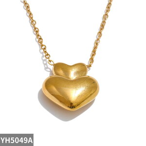 【送料無料】 ペンダント 指輪 リング ネックレス ゴールド チェーン ドロップ ハート LOVE レディース ファッション 新しい Love O リンク 襟 ジュエリー トレンド