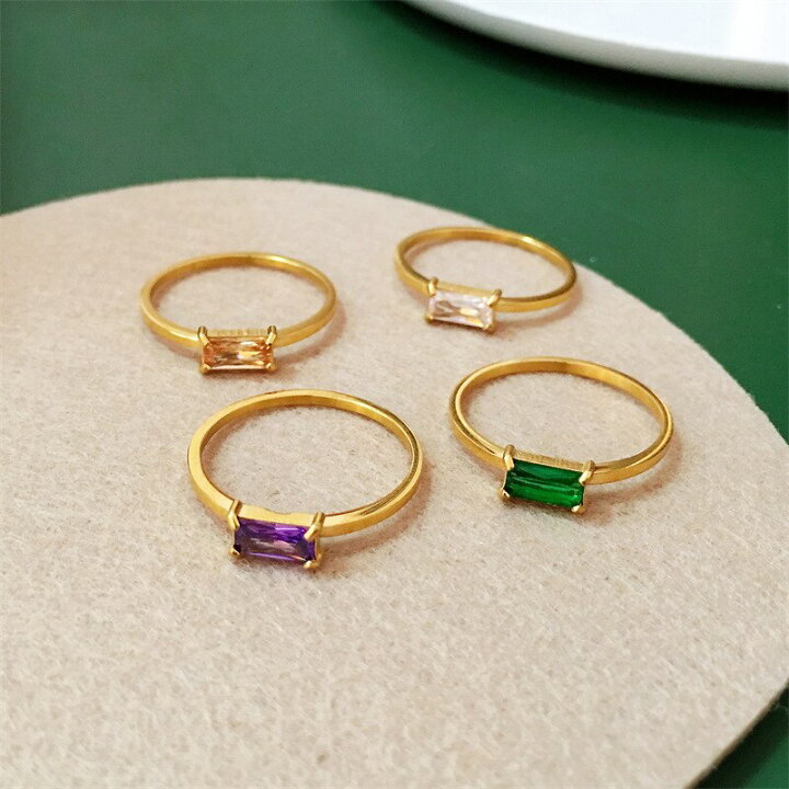 楽天市場】【クーポン利用で3530円】 指輪 リング 白 ホワイト 緑 