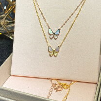 楽天市場】18k ネックレス（モチーフ蝶）（レディースジュエリー 