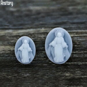 【送料無料】 ピアス 指輪 リング ブレスレット ネックレス ビーズ レジン レディース 10/20 個 ロット イエス カメオ 13x18 1825mm DIY 宗教的