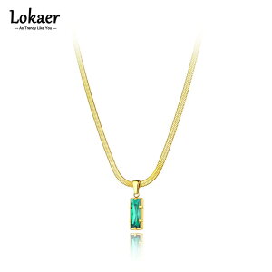 【送料無料】 ペンダント ネックレス 動物 アニマル ジルコニア ステンレス スクエア チェーン ピック チタン レディース スチール 長方形