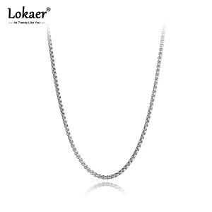 【送料無料】 チャーム ペンダント 指輪 リング ネックレス ステンレス チェーン チタン レディース メンズ ヒップホップ ロック 3mm 24インチ