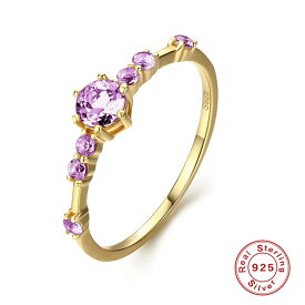 【送料無料】 指輪 リング 紫 パープル