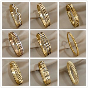 �y���������z �o���O�� �u���X���b�g �X�e�����X �S�[���h �V���v�� ���f�B�[�X �V���� �f�U�C�� �J���[ �e�N�X�`�� �X�`�[�� �I�[�v�� �ׂ� �g�����h �~�j�}���X�g �W���G���[ �M�t�g