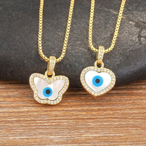 【送料無料】 チョーカー ペンダント 指輪 リング ネックレス チェーン クロス 十字架 星 スター レディース 女性 ホット 8 スタイル パーム 象 心 形 シェープ ファッション ジルコン ラッキ