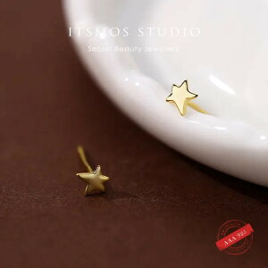 【送料無料】 ピアス ゴールド シルバー 星 レディース 925 スター デイリー 天空 軟骨 かわいい シャイニー 14k プレート 小さい 耳 イヤー スタッド